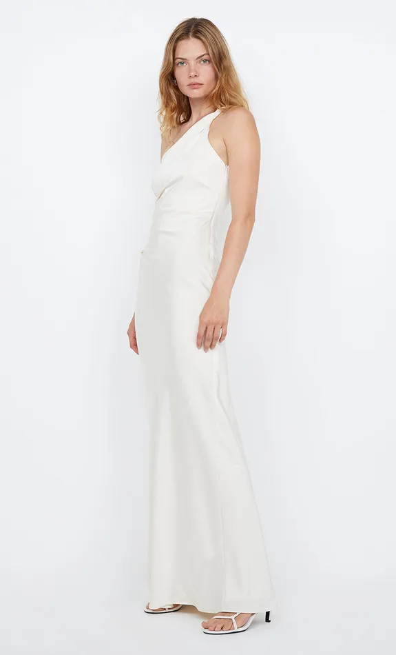 Bec Bridge Event Wear Dresses LUNETTA ASYM DRESS Cream 8211 Women
