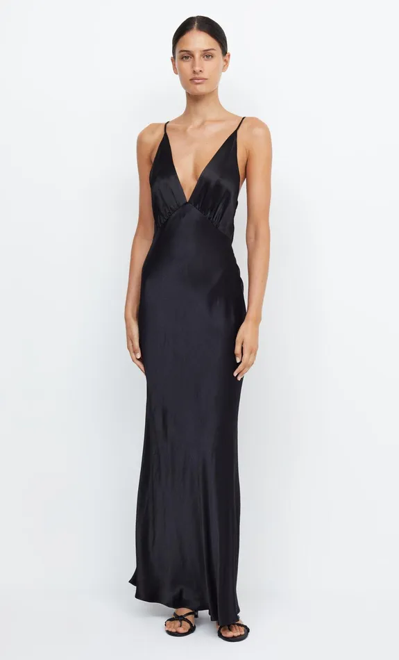 Bec Bridge Event Wear Dresses MOON DANCE V MAXI DRESS Black 8211 Women