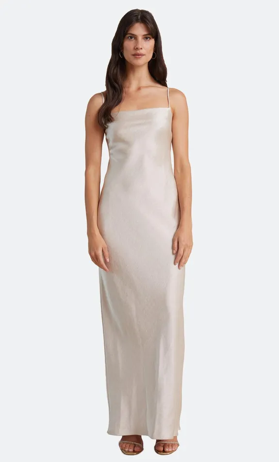 Bec Bridge Event Wear Dresses THE DREAMER TIE DRESS Sand 8211 Women