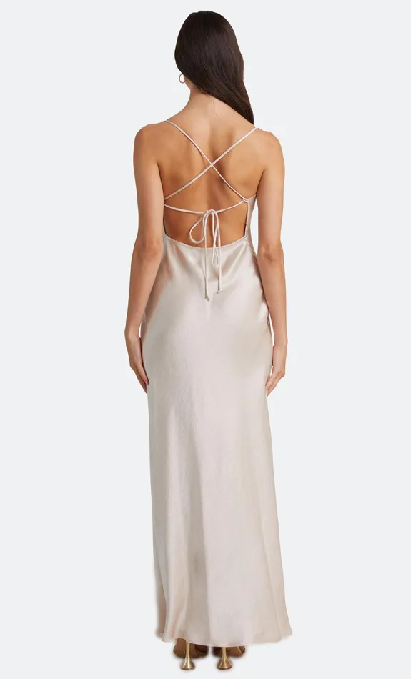 Bec Bridge Event Wear Dresses THE DREAMER TIE DRESS Sand 8211 Women