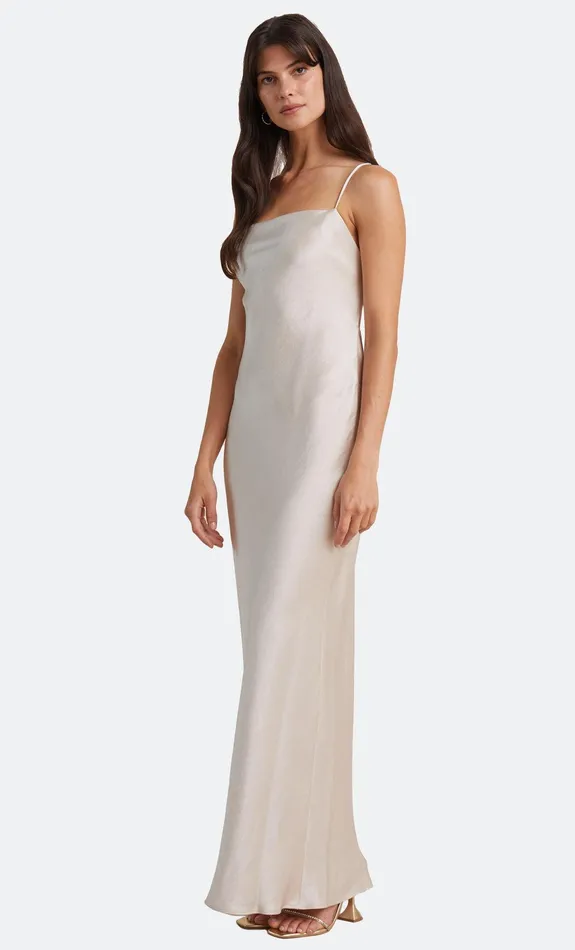 Bec Bridge Event Wear Dresses THE DREAMER TIE DRESS Sand 8211 Women