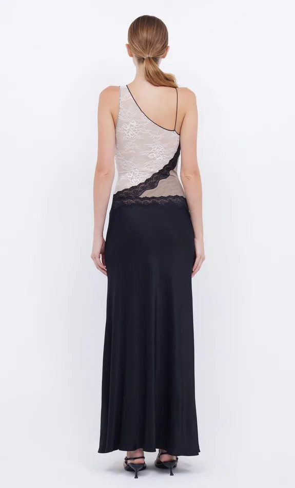 Bec Bridge Maxi Dresses ABRIELLE LACE MAXI DRESS Blacktaupeivory 8211 Women