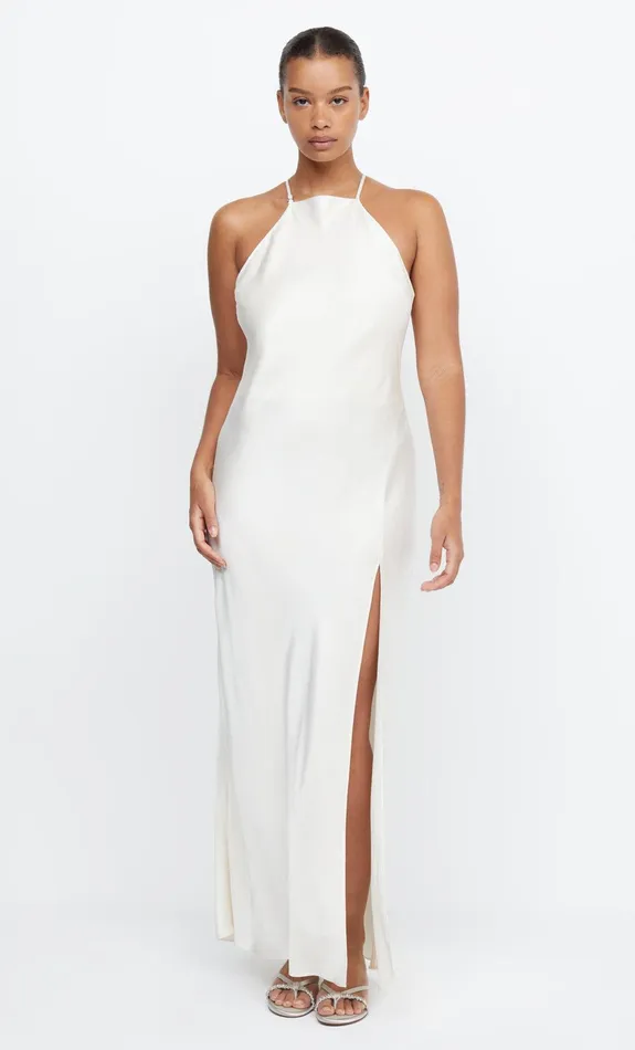 Bec Bridge Maxi Dresses ADORE HALTER MAXI DRESS Cream 8211 Women