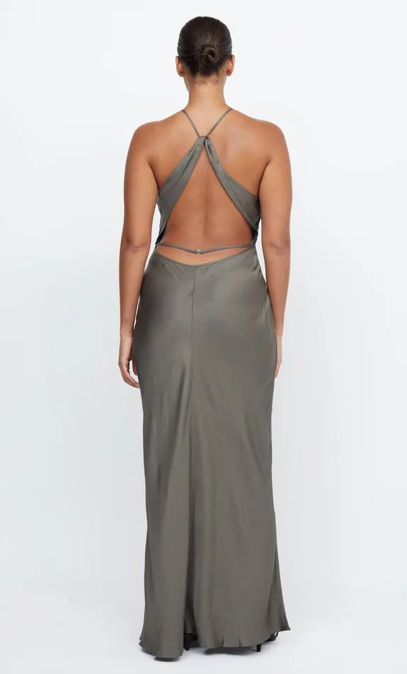 Bec Bridge Maxi Dresses ADORE HALTER MAXI DRESS Dark Willow 8211 Women