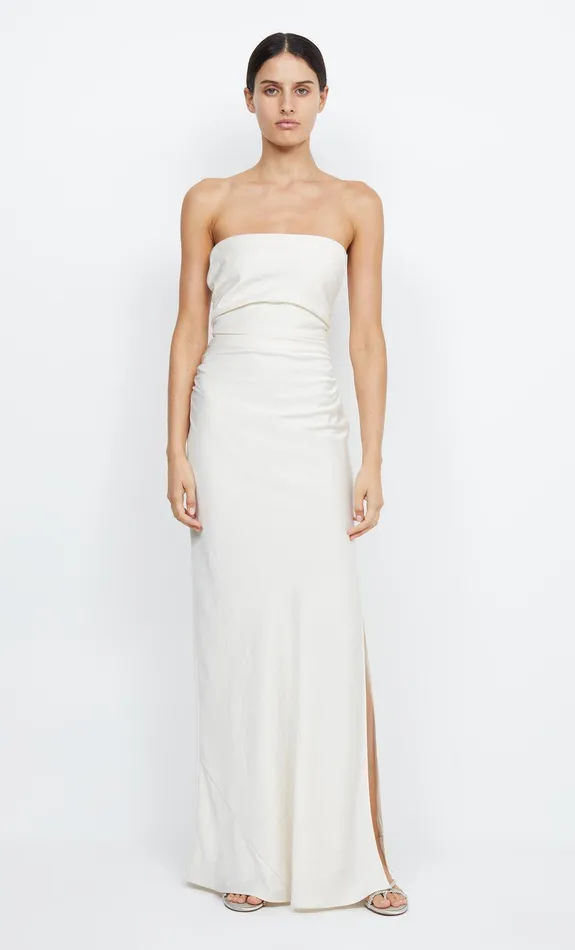 Bec Bridge Maxi Dresses ETERNITY STRAPLESS MAXI Cream 8211 Women