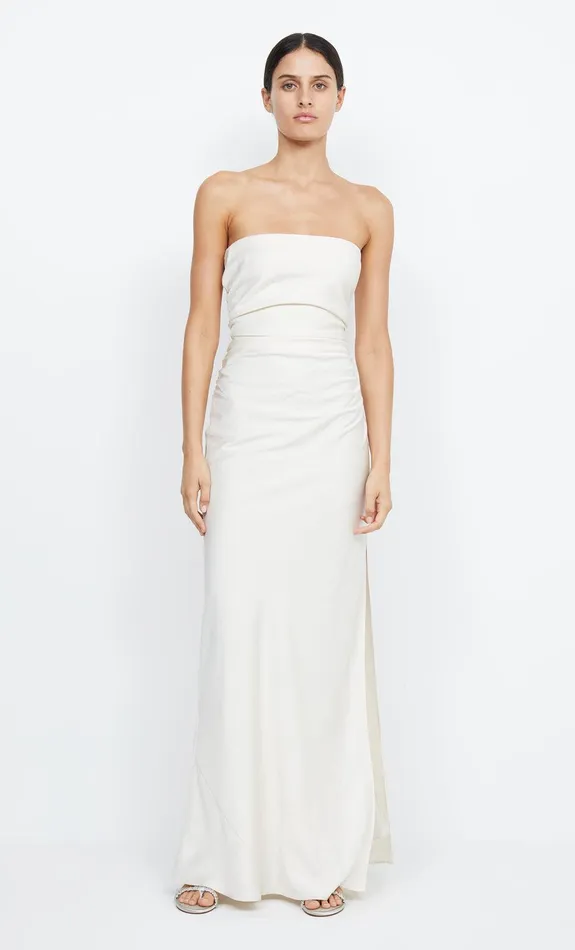 Bec Bridge Maxi Dresses ETERNITY STRAPLESS MAXI Cream 8211 Women