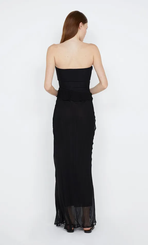 Bec Bridge Maxi Dresses MARESCA STRAPLESS DRESS Black 8211 Women