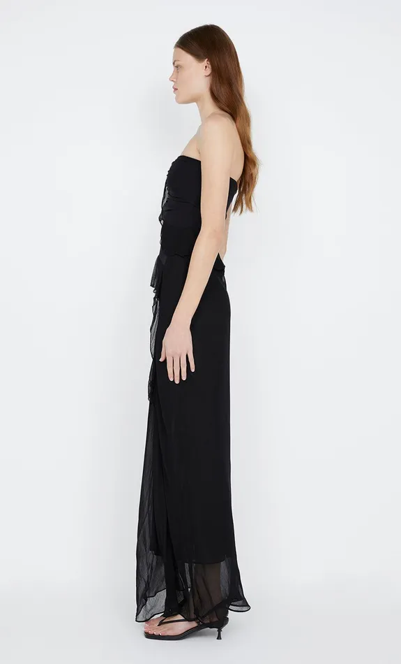 Bec Bridge Maxi Dresses MARESCA STRAPLESS DRESS Black 8211 Women