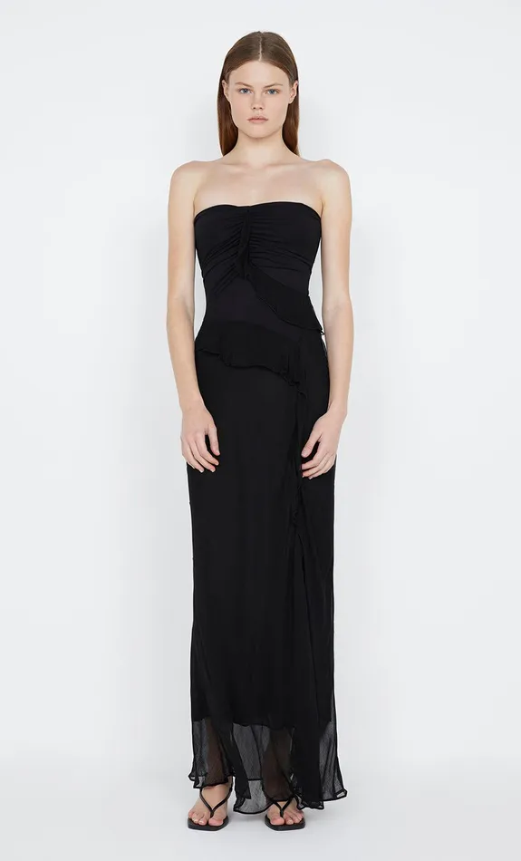 Bec Bridge Maxi Dresses MARESCA STRAPLESS DRESS Black 8211 Women