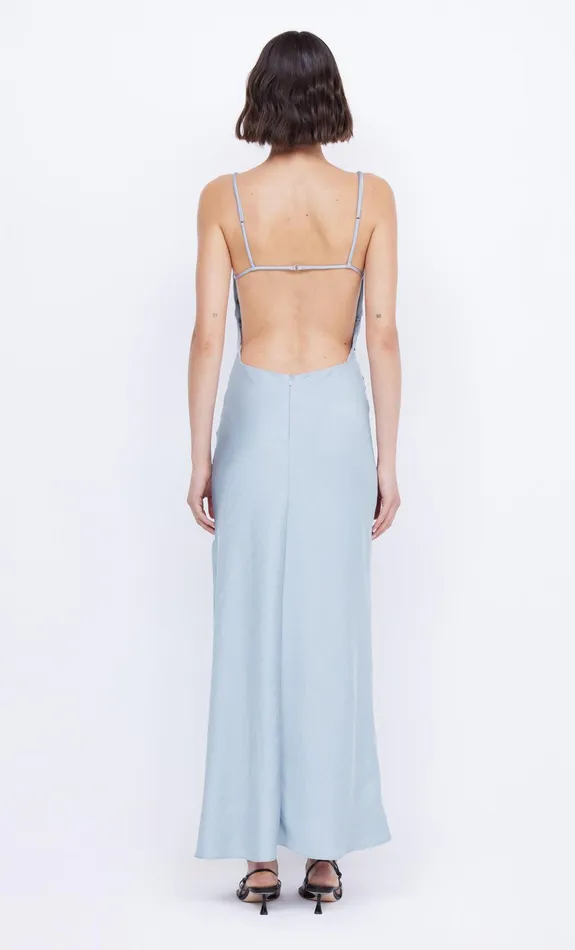 Bec Bridge Maxi Dresses MARI LOU GATHERED MAXI DRESS Dove Blue 8211 Women