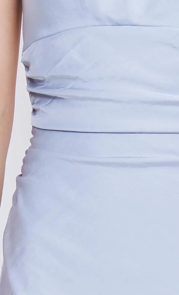 Bec Bridge Maxi Dresses MARI LOU GATHERED MAXI DRESS Dove Blue 8211 Women