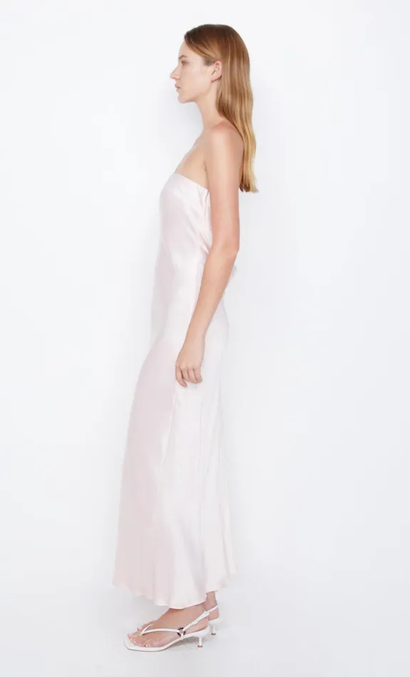 Bec Bridge Maxi Dresses MOON DANCE STRAPLESS DRESS Blush 8211 Women