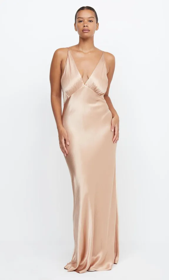 Bec Bridge Maxi Dresses MOON DANCE V MAXI DRESS Rose Gold 8211 Women