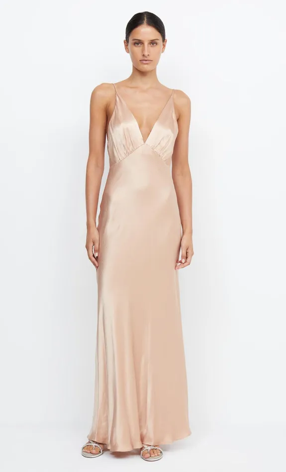 Bec Bridge Maxi Dresses MOON DANCE V MAXI DRESS Rose Gold 8211 Women