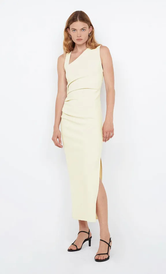 Bec Bridge Midi Dresses LETTY MIDI DRESS Lemon 8211 Women