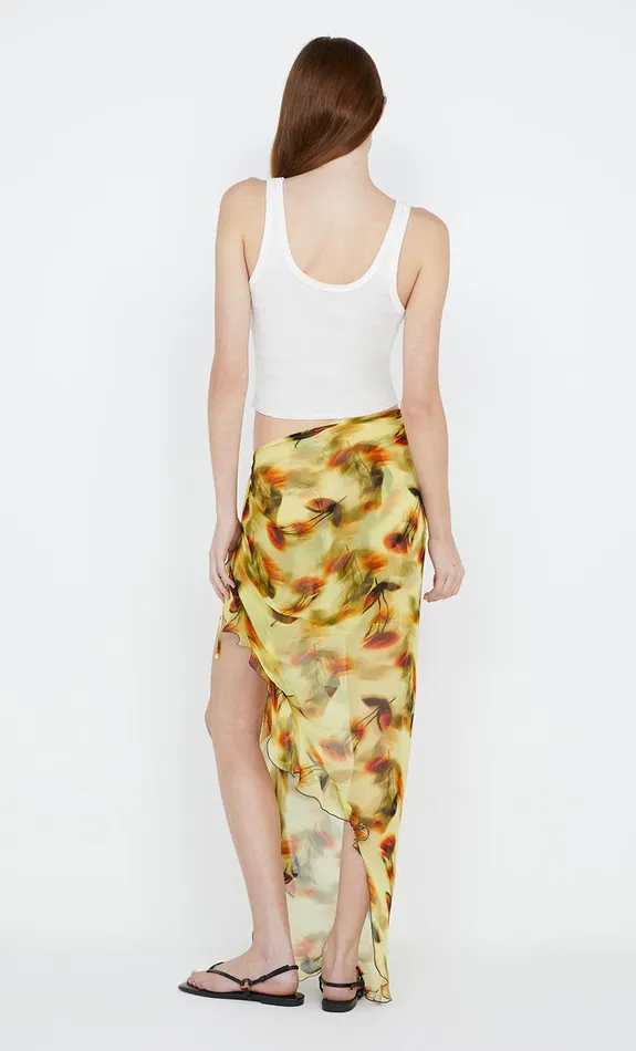 Bec Bridge Skirts FIORE WRAP SKIRT Citrus Rose 8211 Women