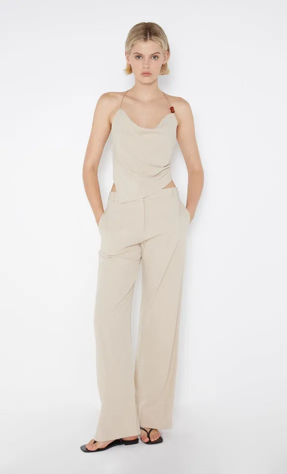 Bec Bridge Tops DESIREE HALTER TOP Sand 8211 Women