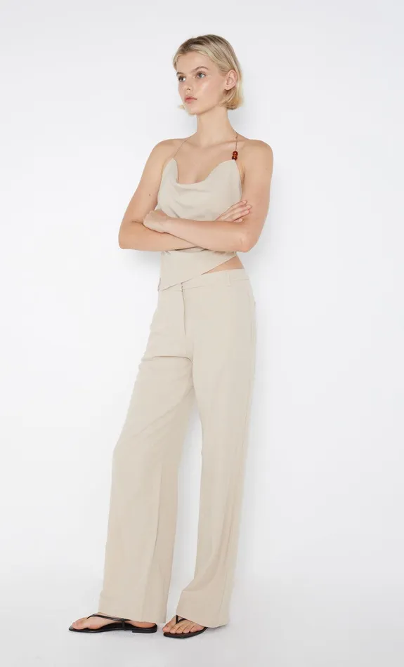 Bec Bridge Tops DESIREE HALTER TOP Sand 8211 Women