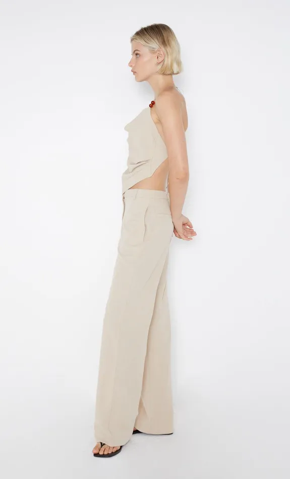 Bec Bridge Tops DESIREE HALTER TOP Sand 8211 Women