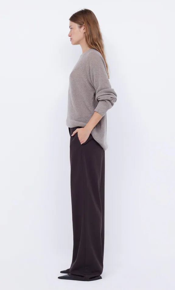Bec Bridge Tops GEORGIA CREW NECK JUMPER Greige 8211 Women