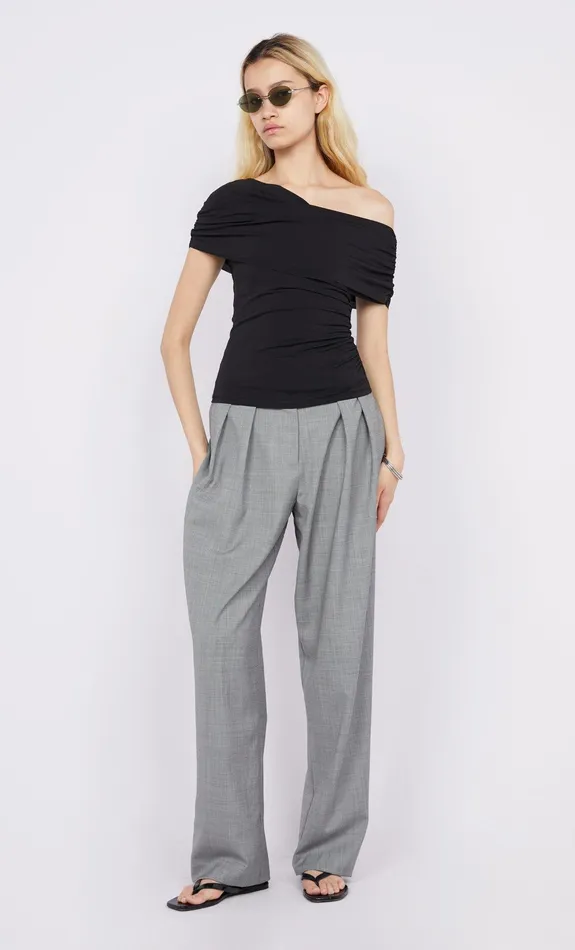 Bec Bridge Tops LARSEN DRAPE TOP Black 8211 Women