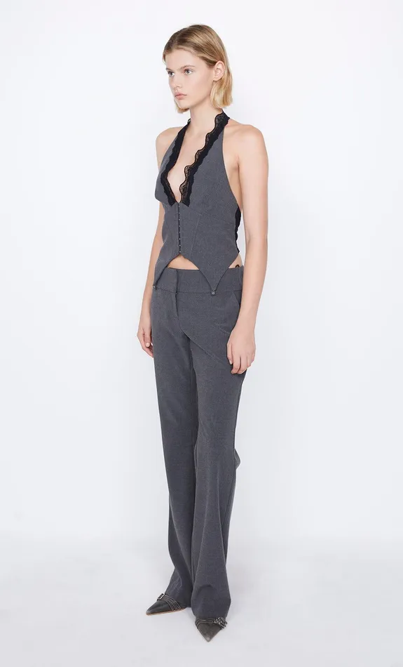 Bec Bridge Tops NAIDA HALTER TOP Charcoal 8211 Women