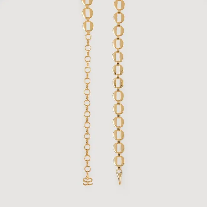 Belts Women SANDRO Embellished Chain Belt Gold