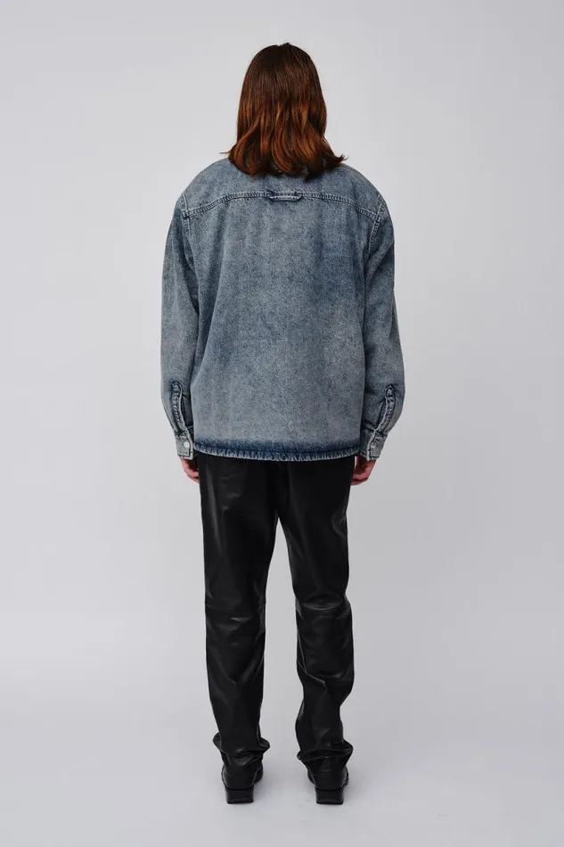 Blake Denim Winter 8211 Seam Blue Men Won Hundred Coats and Jackets
