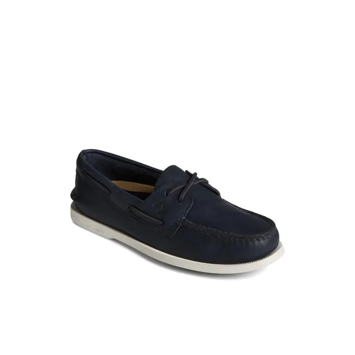 Boat Shoes Men Sperry Authentic Original Cross Lace Boat Shoe Navy