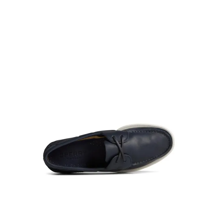 Boat Shoes Men Sperry Authentic Original Cross Lace Boat Shoe Navy