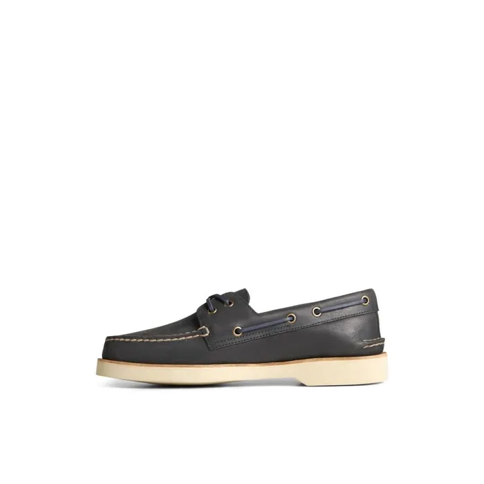 Boat Shoes Men Sperry Authentic Original Double Sole Cross Lace Boat Shoe Navy