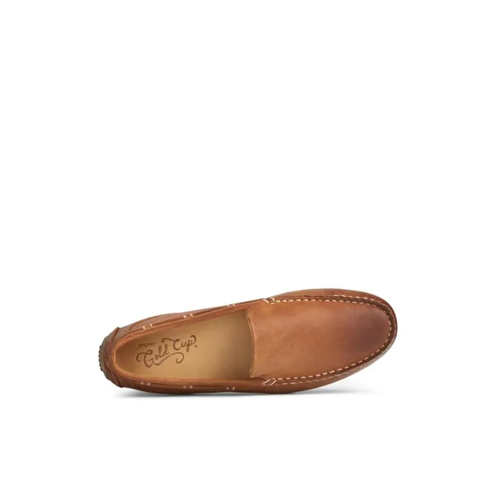 Boat Shoes Men Sperry Gold Cup Harpswell Driver Medium Beige