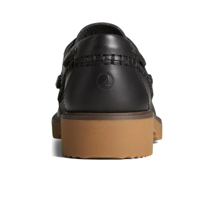 Boat Shoes Women Sperry Wells Boat Shoes Black