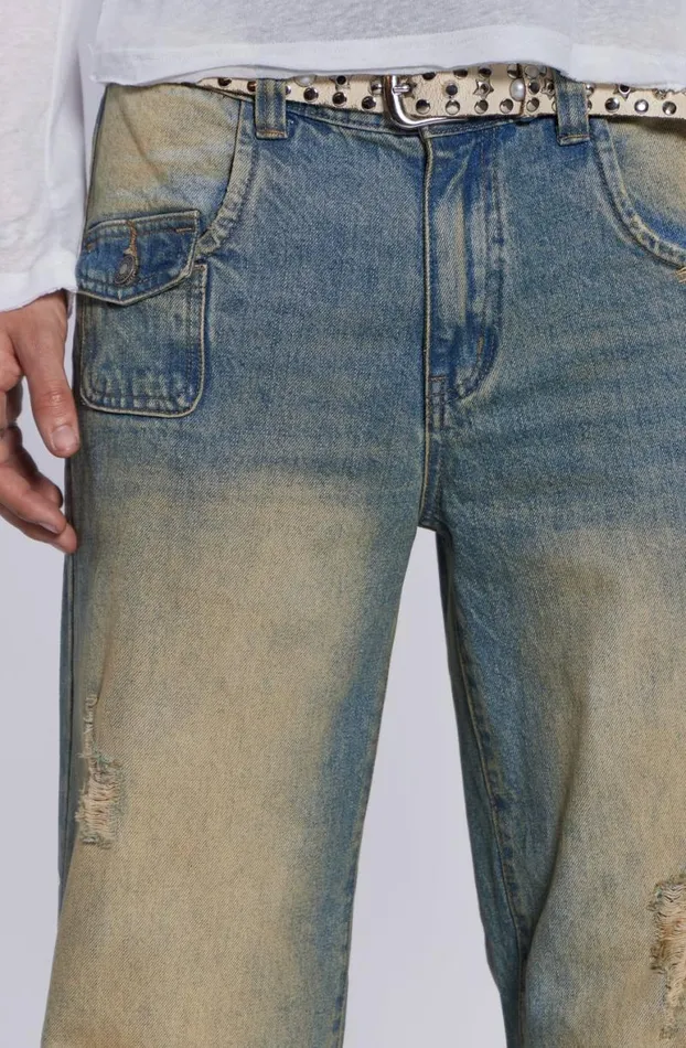 Bootcut Jeans Men Jaded London Sandwash Blaze Jean