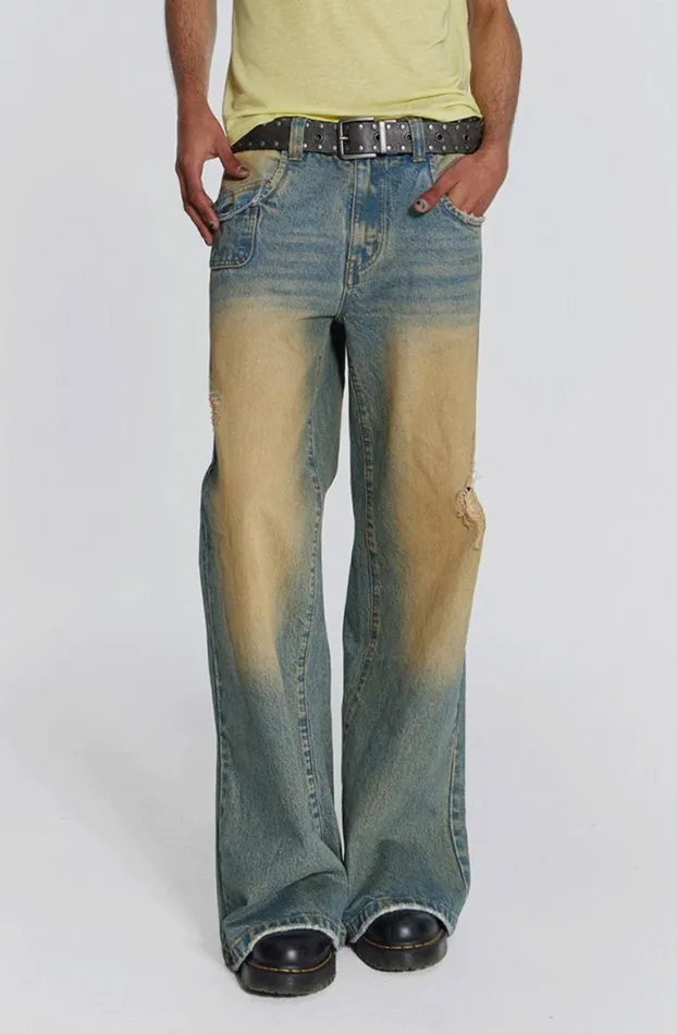 Bootcut Jeans Men Jaded London Sandwash Blaze Jean