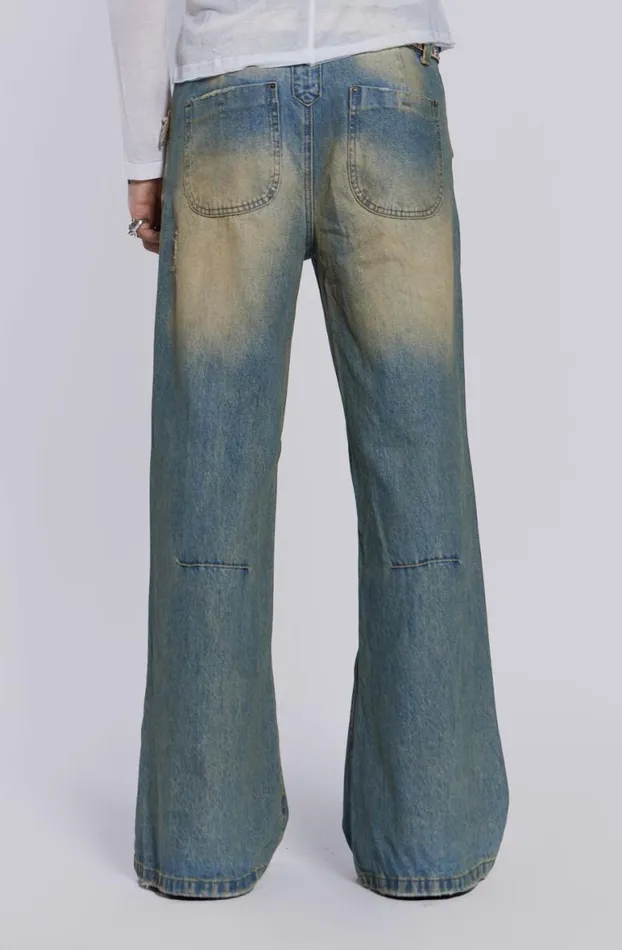Bootcut Jeans Men Jaded London Sandwash Blaze Jean