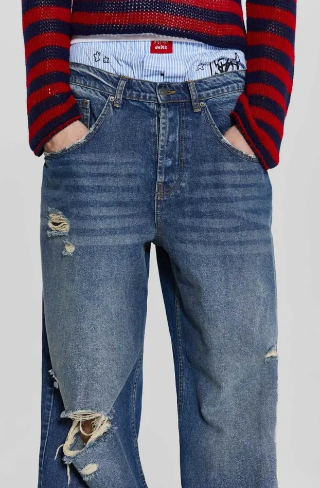 Bootcut Jeans MenWomen Jaded London Vintage Blue Colossus Flare Jeans