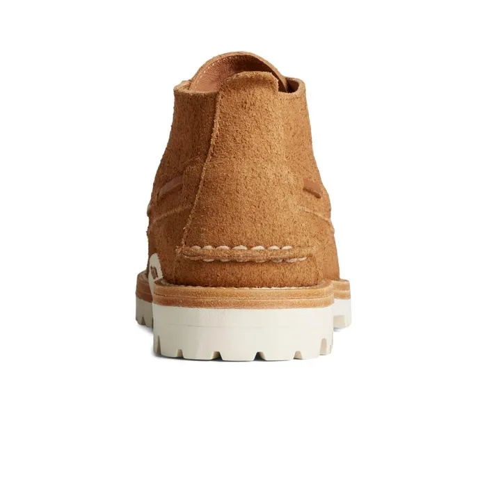 Boots Men Sperry Authentic Original Vibram Suede Chukka Medium Beige