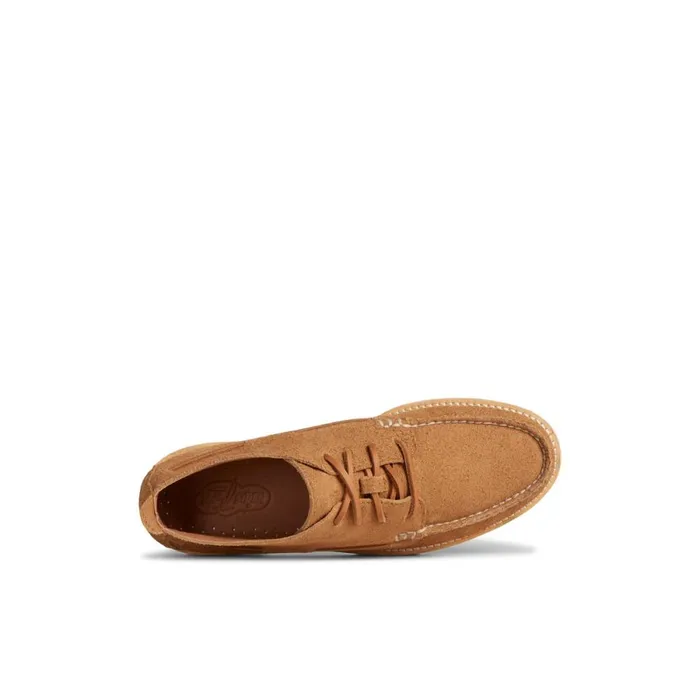 Boots Men Sperry Authentic Original Vibram Suede Chukka Medium Beige