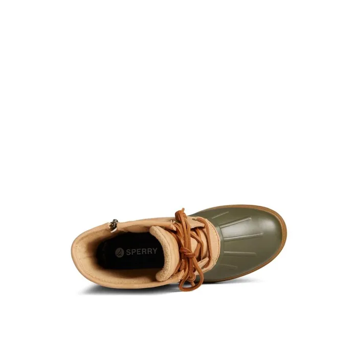 Boots Women Sperry Saltwater 20 Duck Boot Green