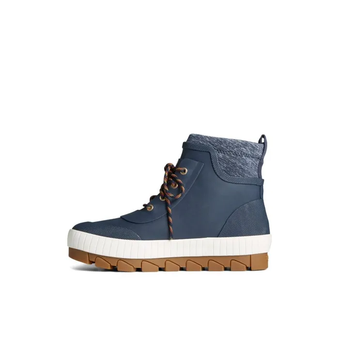 Boots Women Sperry Torrent Rubber Lace Up Boot Navy