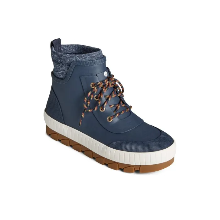 Boots Women Sperry Torrent Rubber Lace Up Boot Navy