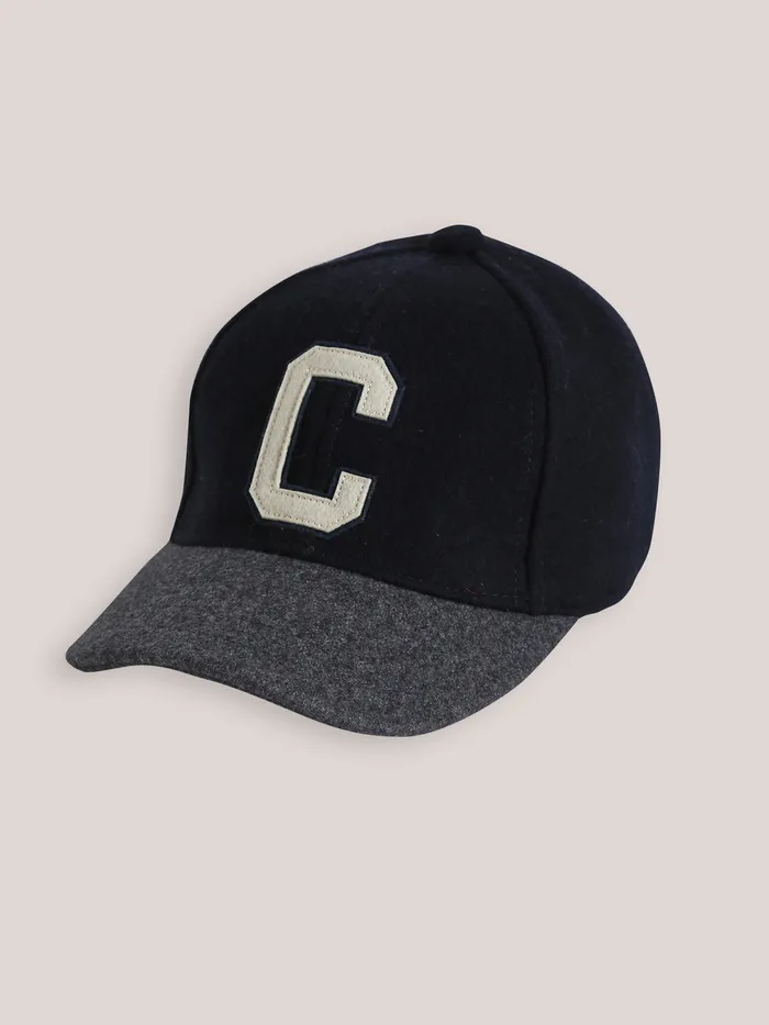 Boys Cyrillus Accessories Child039s TwoColor Cap Marine