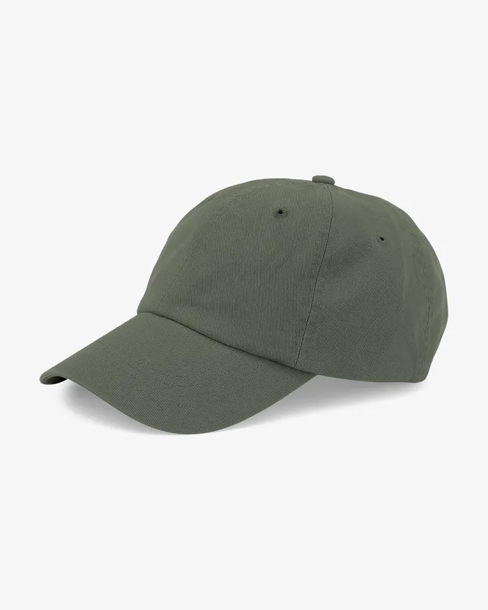 Caps Women Organic Cotton Cap 8211 Dusty Olive Colorfulstandard