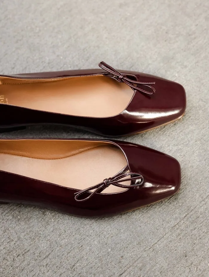 Carry Cherry Brandy Women Bobbies Ballet Flats