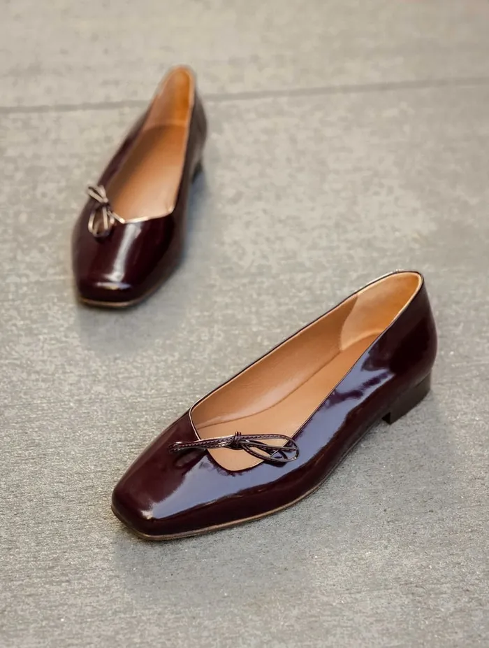 Carry Cherry Brandy Women Bobbies Ballet Flats