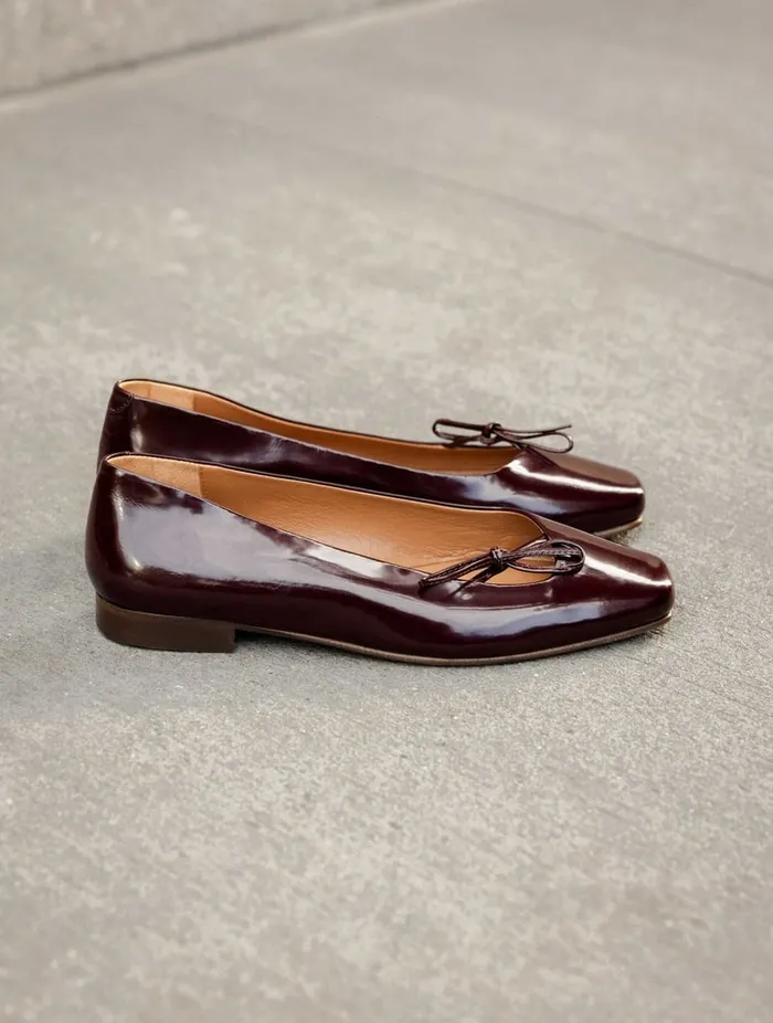 Carry Cherry Brandy Women Bobbies Ballet Flats