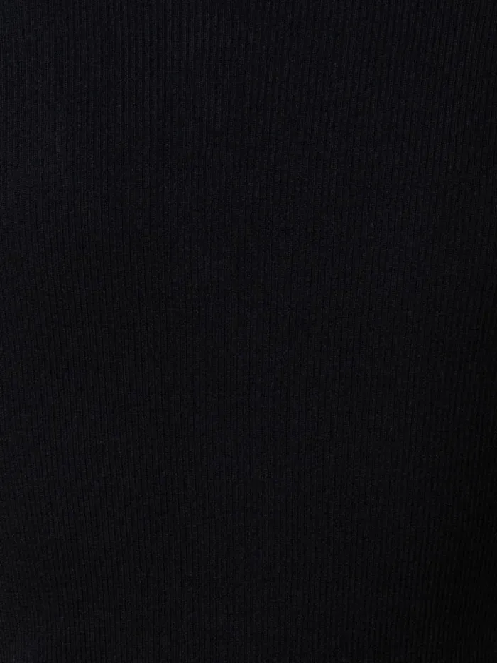 Cashmere Silk Rib Knit Pullover Black Women Akris Cashmere