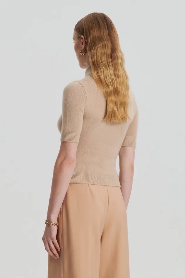 CASHMERE SLIM FIT SHIRT OAT Women Sweaters Scanlan Theodore
