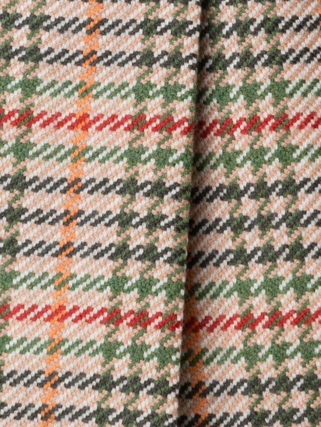 Checked Wool Stretch Flannel Jacket Camelmulticolor Women Akris Jackets